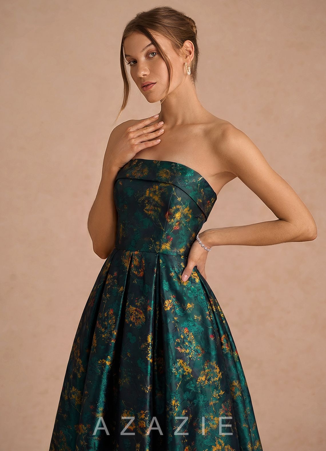 Serenella {color} Maxi Dress  sp_deep_green_#dg134073
