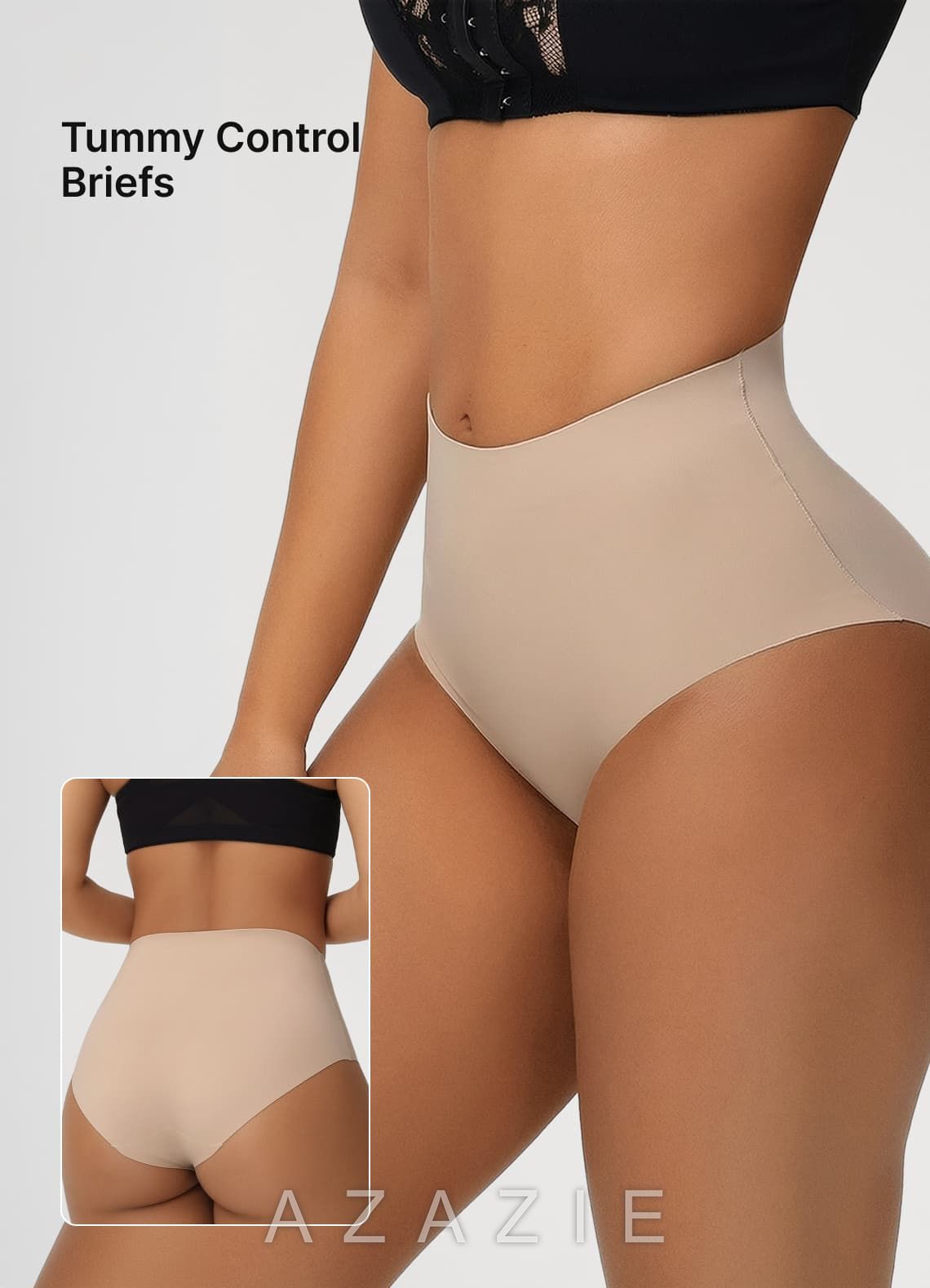 High Waist Tummy Control Seamless Briefs