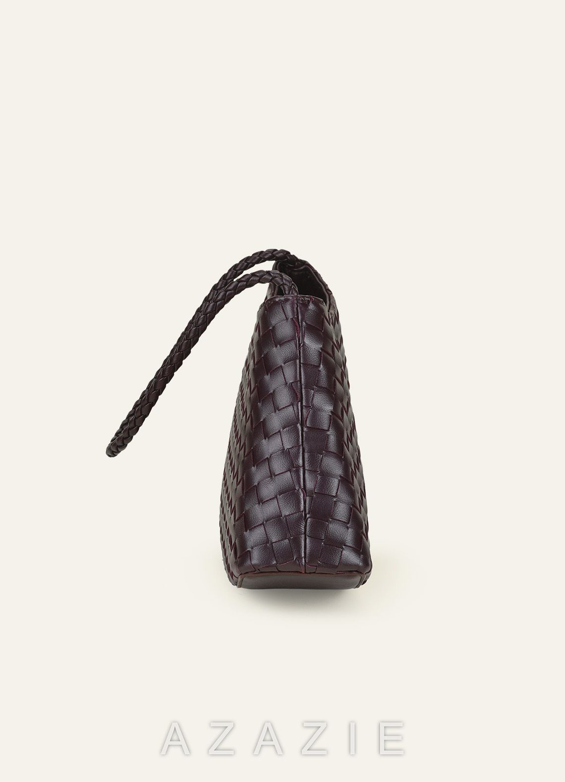 Woven PU Leather Shoulder Bag