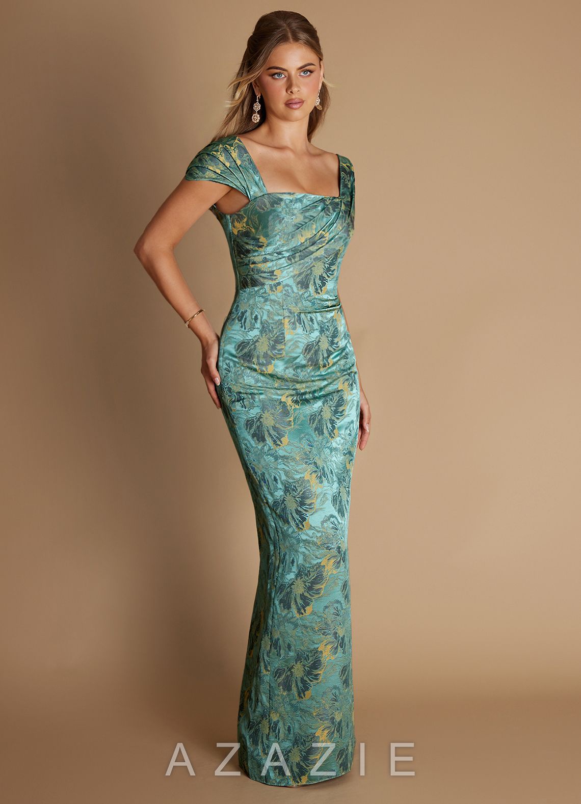 Femi {color} Maxi Dress  sp_gilded_teal_#gt134420