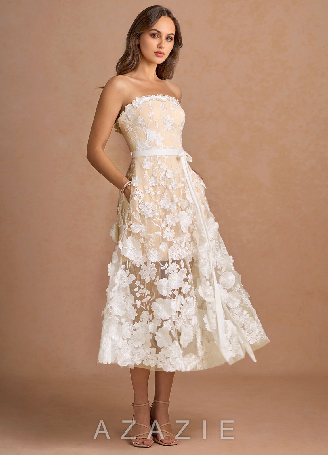 Sherri {color} Floral Midi Dress  sp_white_#w134770