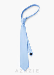 Men's Solid Jacquard Textured Tie
