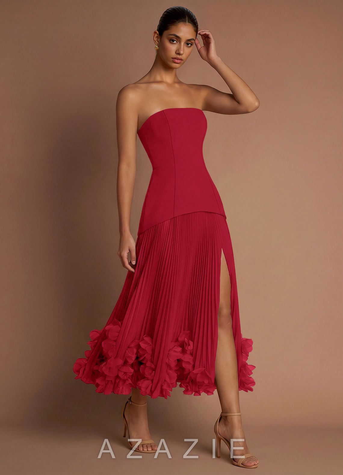 Marnie {color} Midi Dress  cherry_red_#cr134195