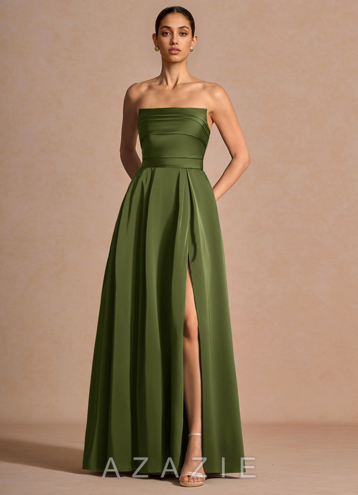 Heidi {color} Maxi Dress  sp_olive_#111401