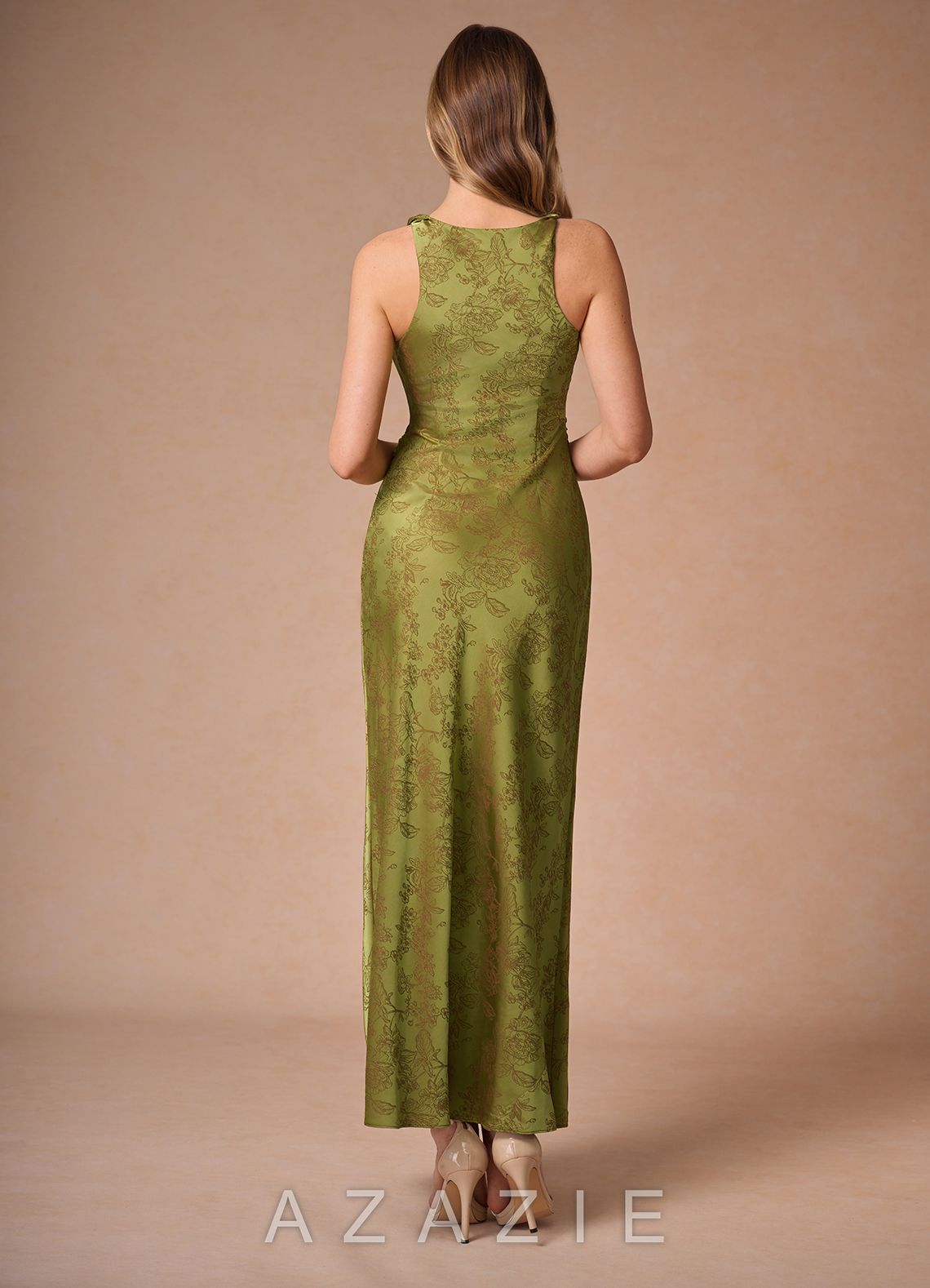 Elena {color} Maxi Dress  sp_moss_brown_#mb134752