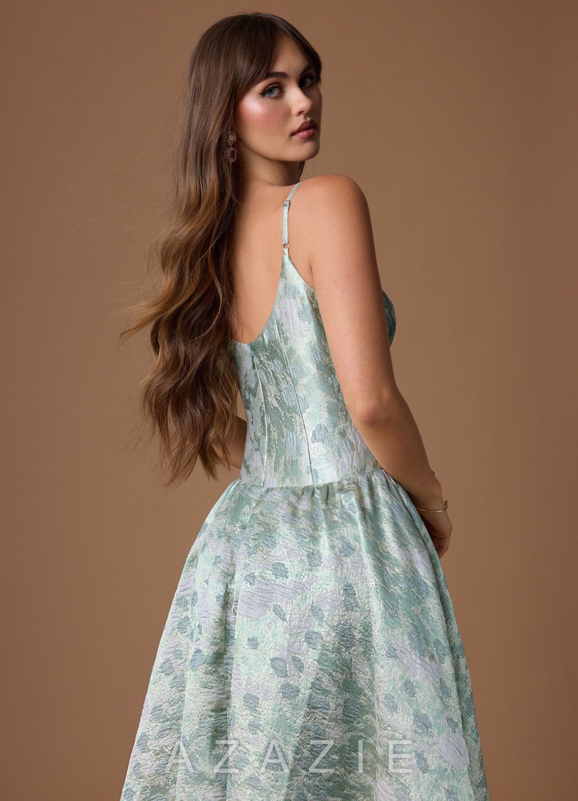 Tarry {color} Maxi Dress  sp_mint_shimmer_#ms134236