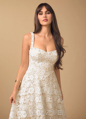 Elisa {color} Lace Midi Dress  sp_white_#we134382
