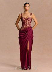 Solenne {color} Maxi Dress  wine_#wn134182
