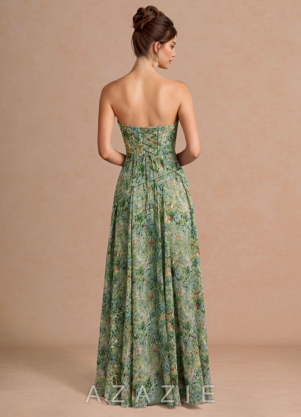 Romane {color} Maxi Dress  sp_green_floral_#gf134901