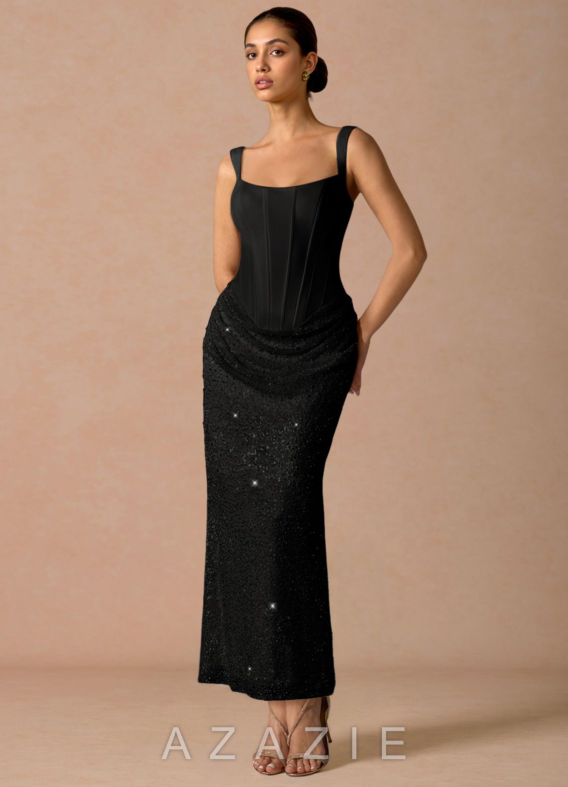 Niamh {color} Maxi Dress  black