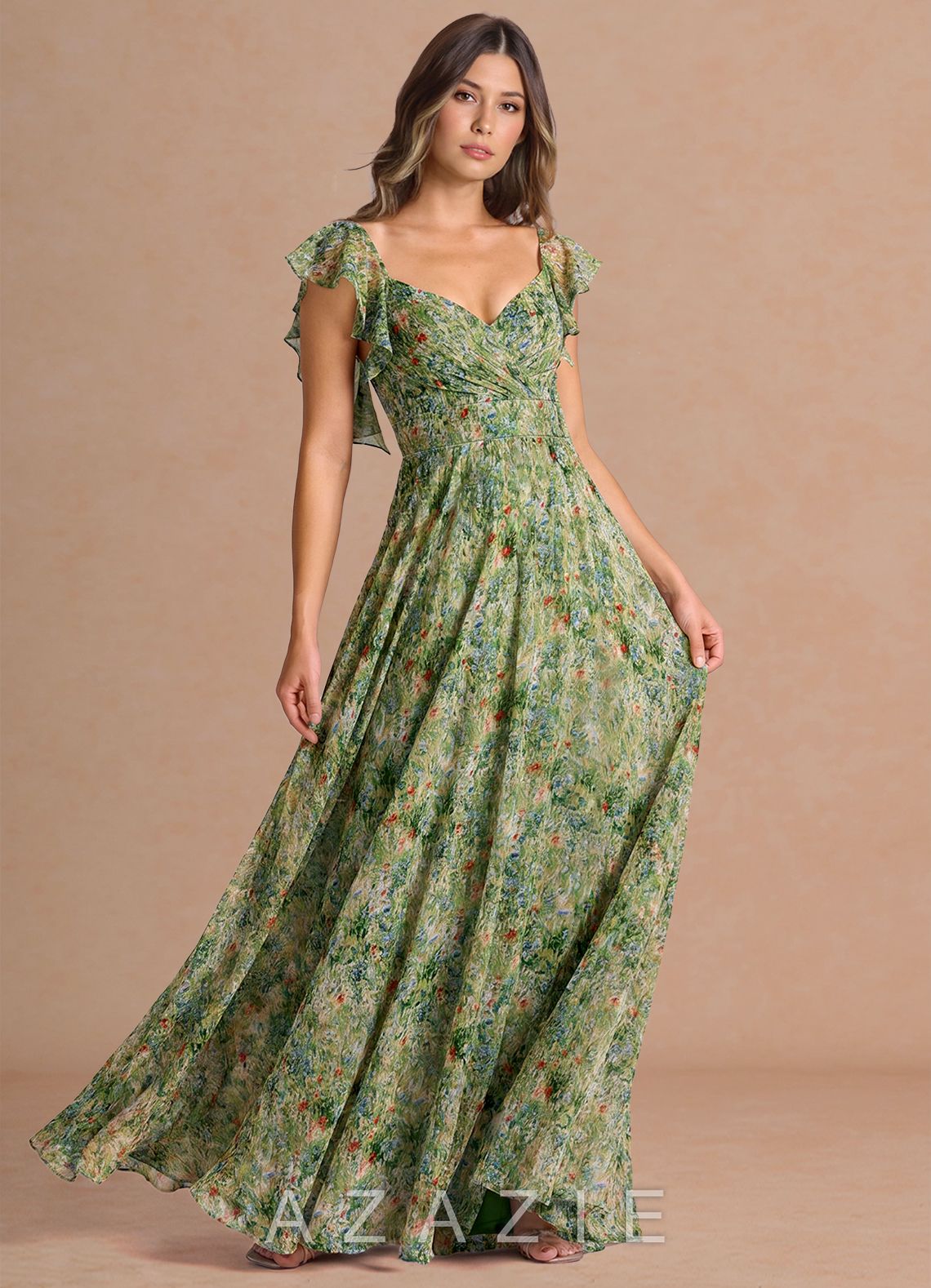Leilani {color} Maxi Dress  sp_green_floral_#gf134901