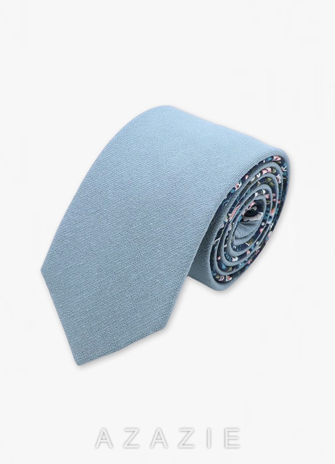 Soft Cotton Two-Sided Skinny Tie