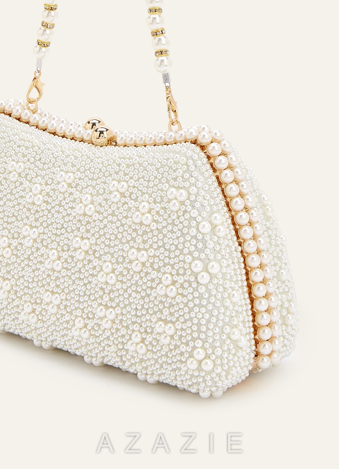 Pearl Beaded Clutch