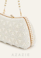 Pearl Beaded Clutch