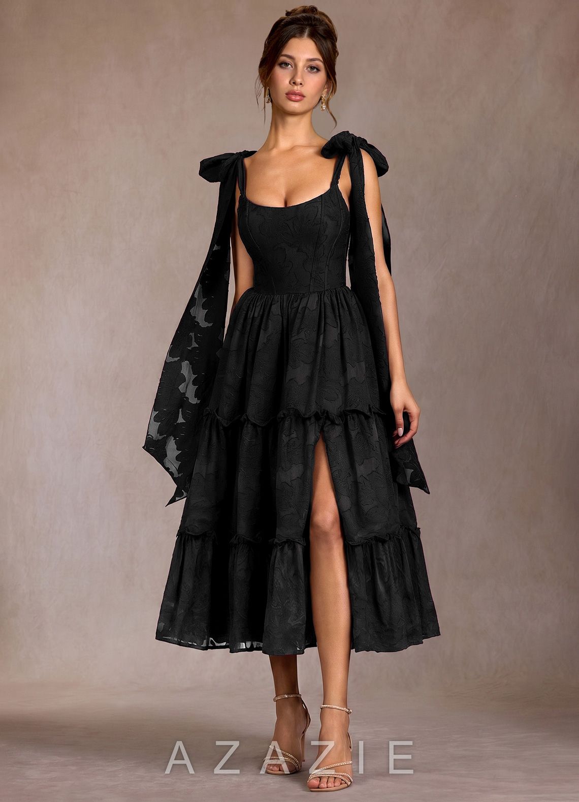 Vilma {color} Midi Dress  sp_black_#bk134280