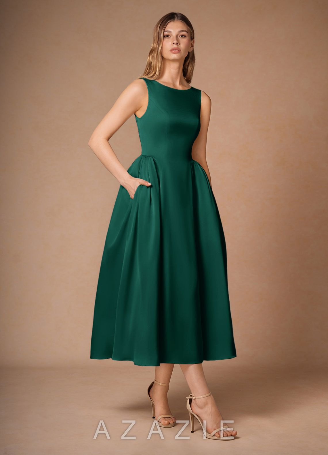 Casey {color} Midi Dress  sp_hunter_green_#hg134942