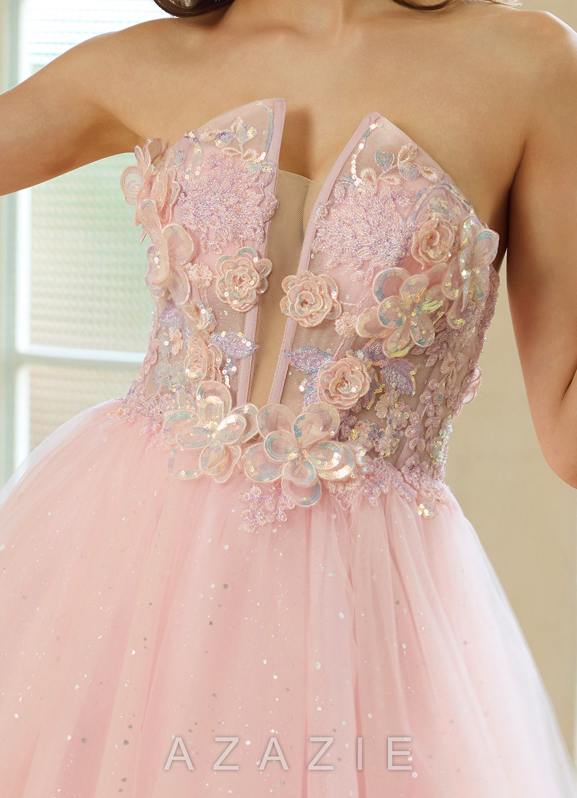 Blossparkle Pink Mini Dress