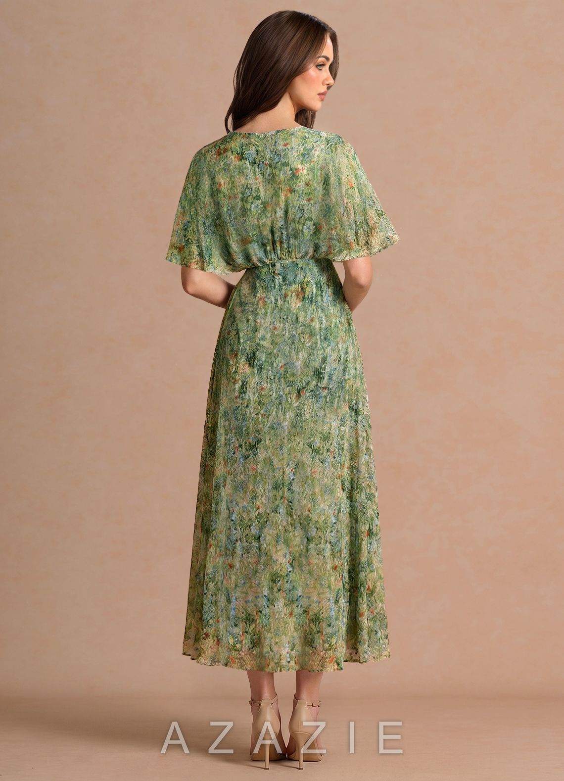 Fleurine {color} Maxi Dress  sp_green_floral_#gf134901