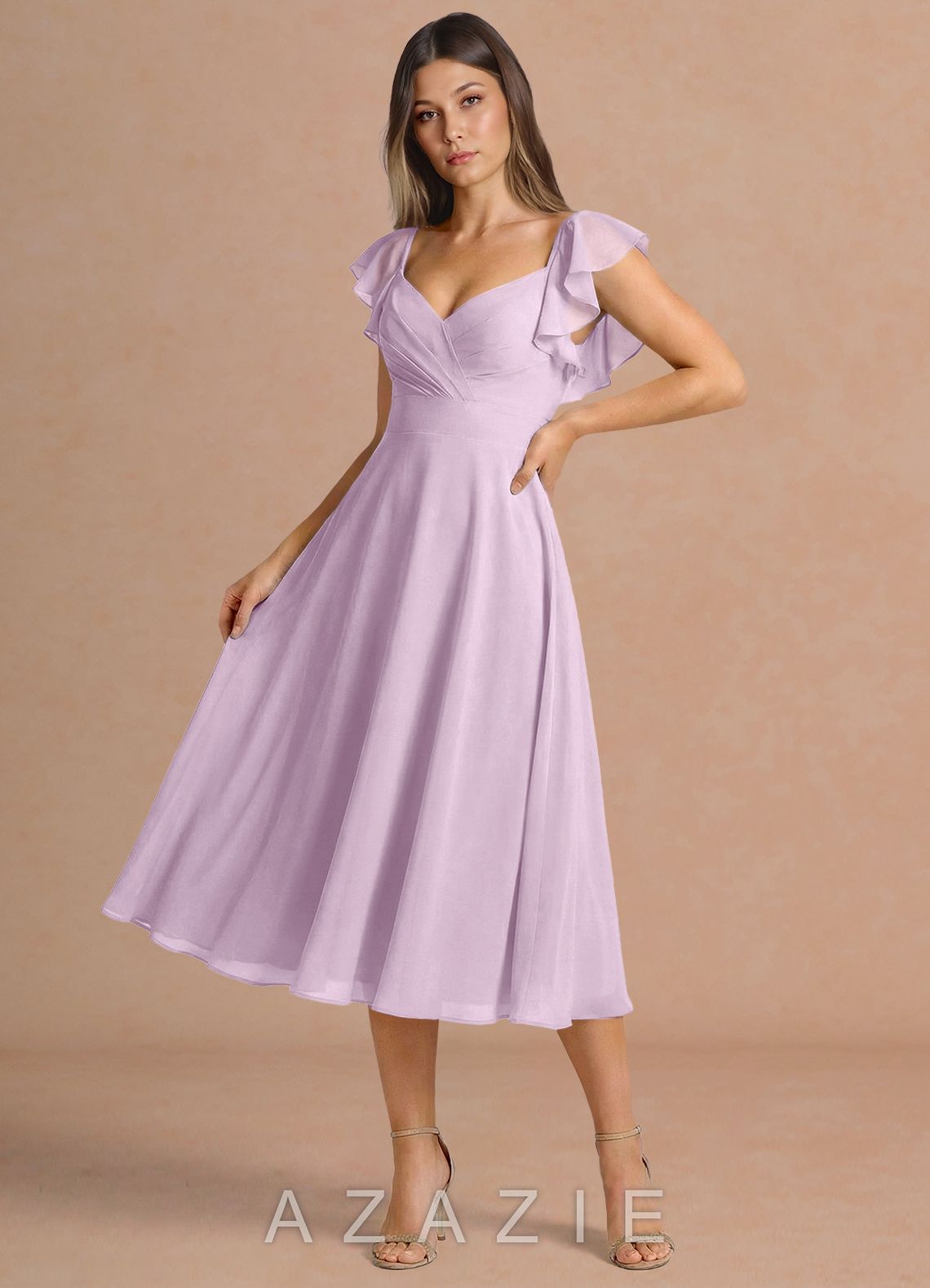 Leilani {color} Midi Dress  sp_frosted_lilac_#fl134121