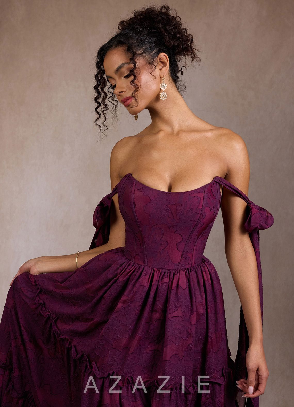 Vilma {color} Maxi Dress  sp_plum_orchid_#po134995