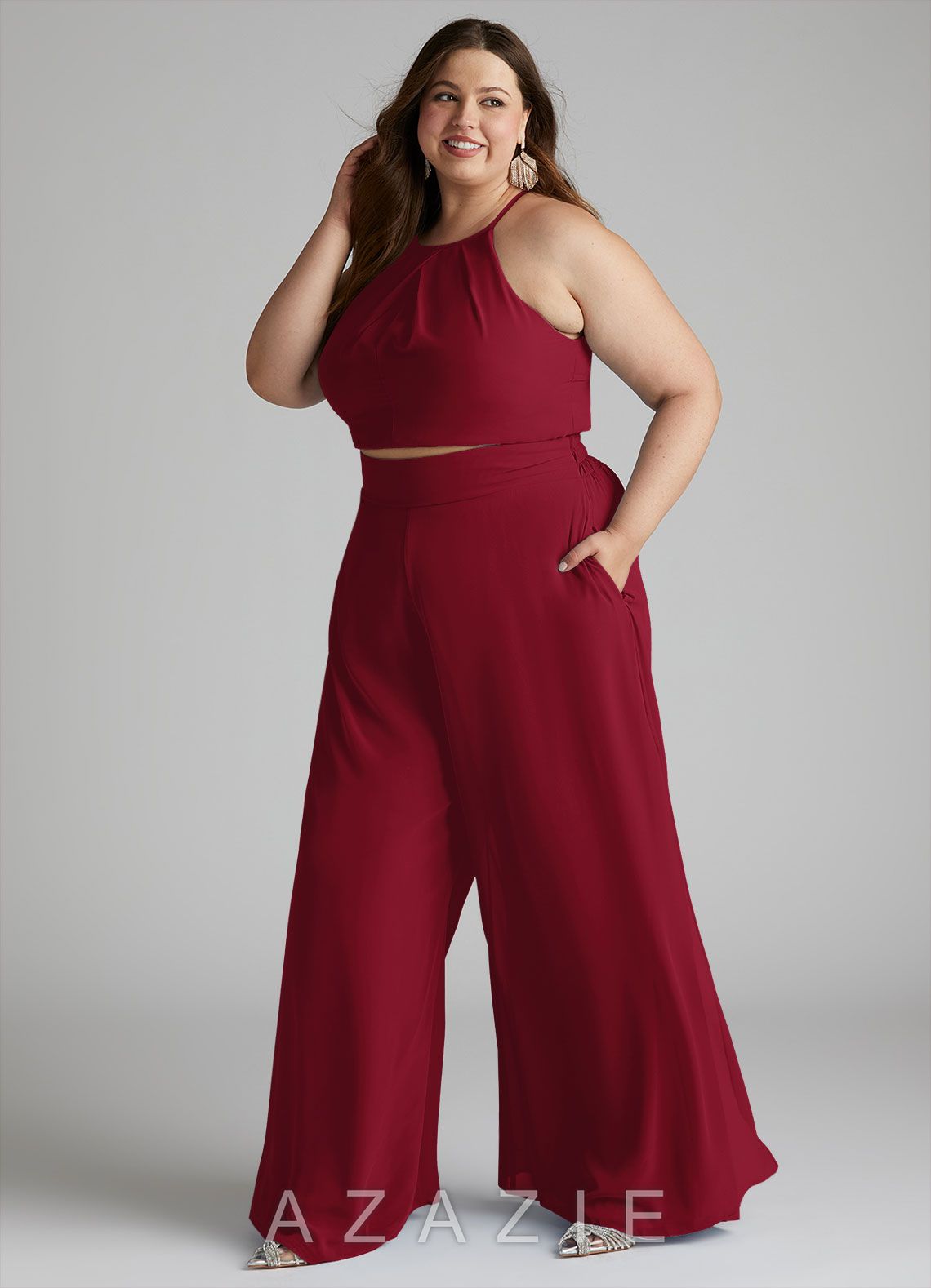 Kenzi {color} Jumpsuit  sp_merlot_#me134131