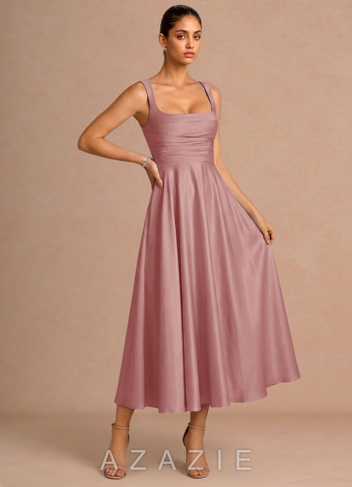 Azaria {color} Midi Dress  light_pink_#lp134193