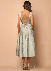 Runa {color} Midi Dress  sp_vintage_blue_#vb134731