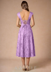 Hazel {color} Midi Dress  sp_frosted_lilac_#fl134222