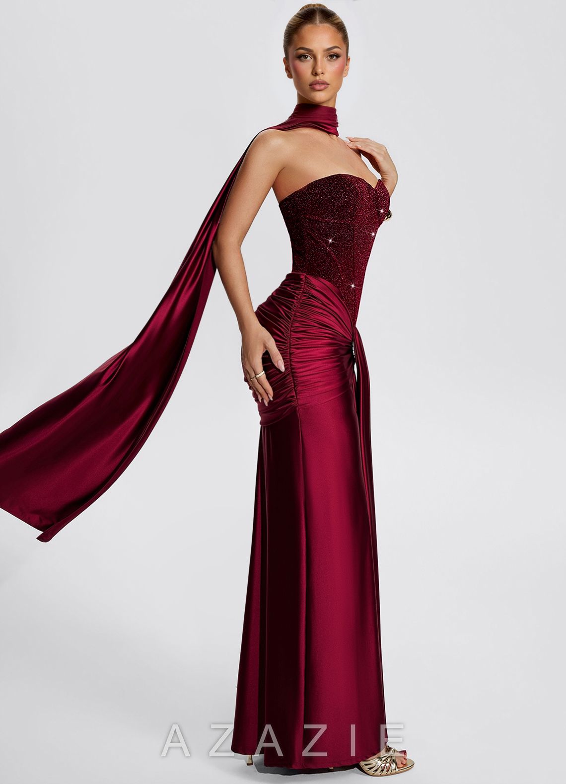 Quinley {color} Maxi Dress  sp_cabernet_#cn530