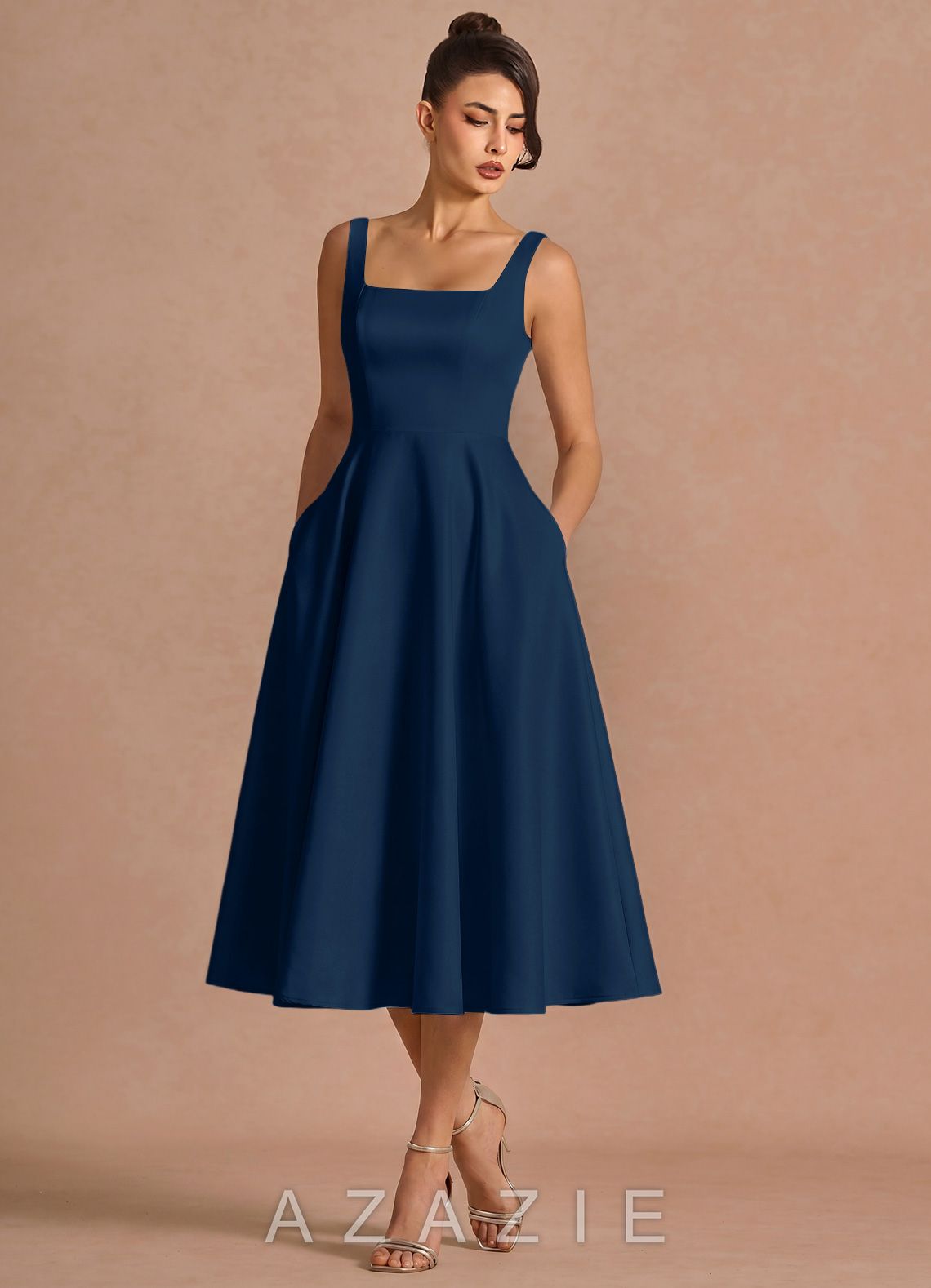 Brynn {color} Midi Dress  navy_#ny134188