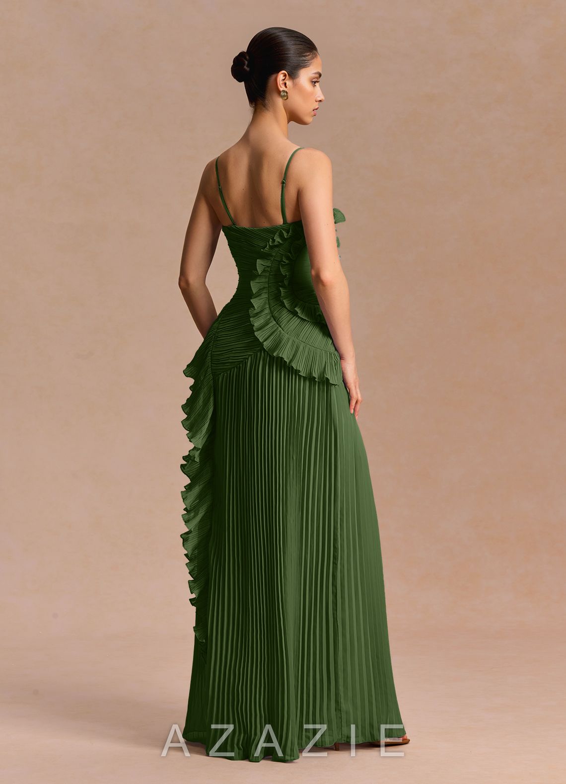 Brylee {color} Maxi Dress  sp_olive_#111401