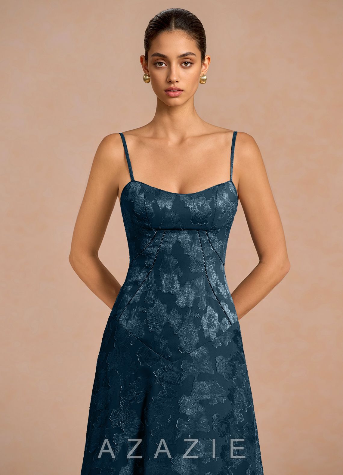 Iselda {color} Maxi Dress  sp_navy_#n135036