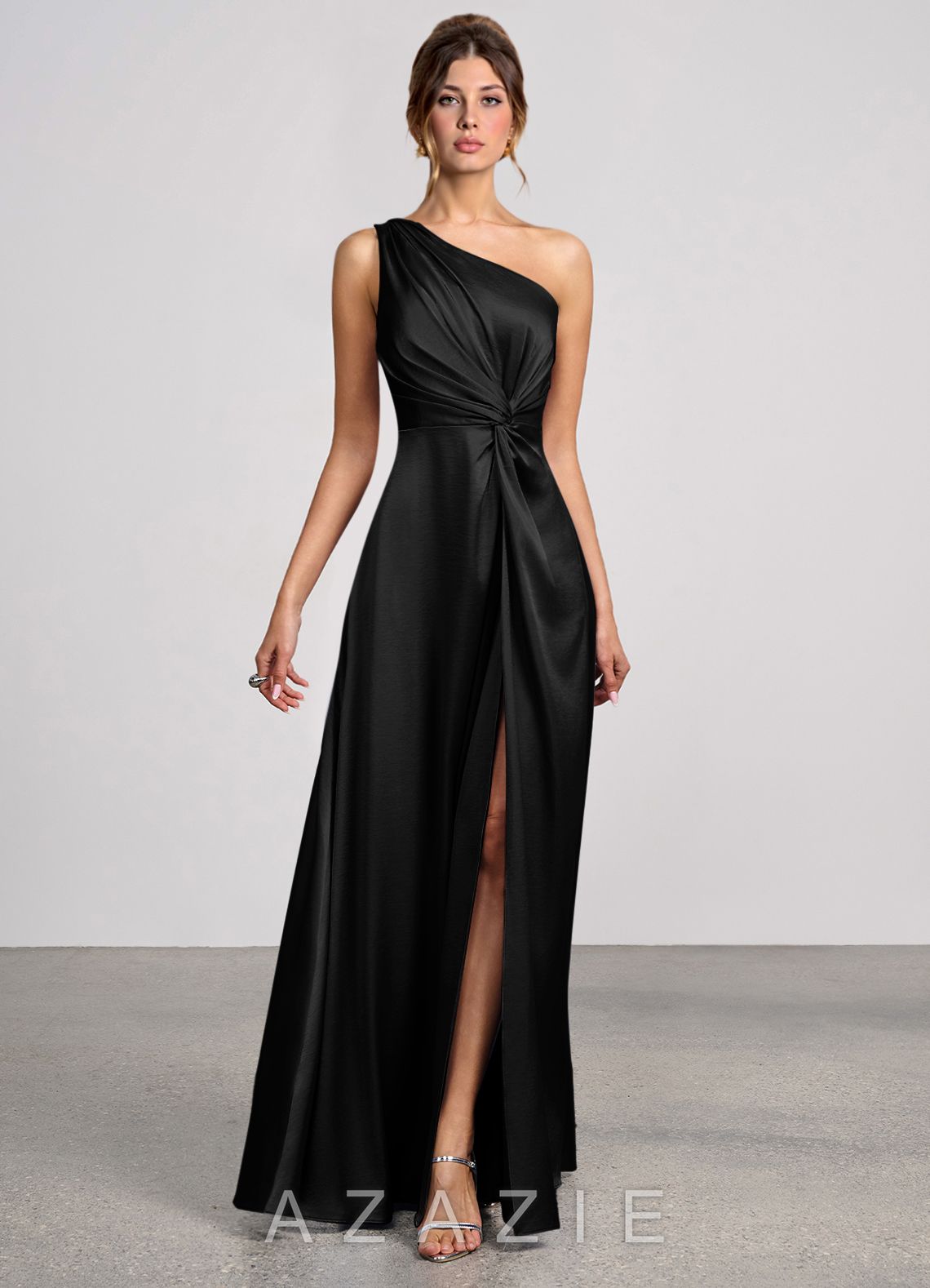 Eulalie {color} Luminous Satin Maxi Dress