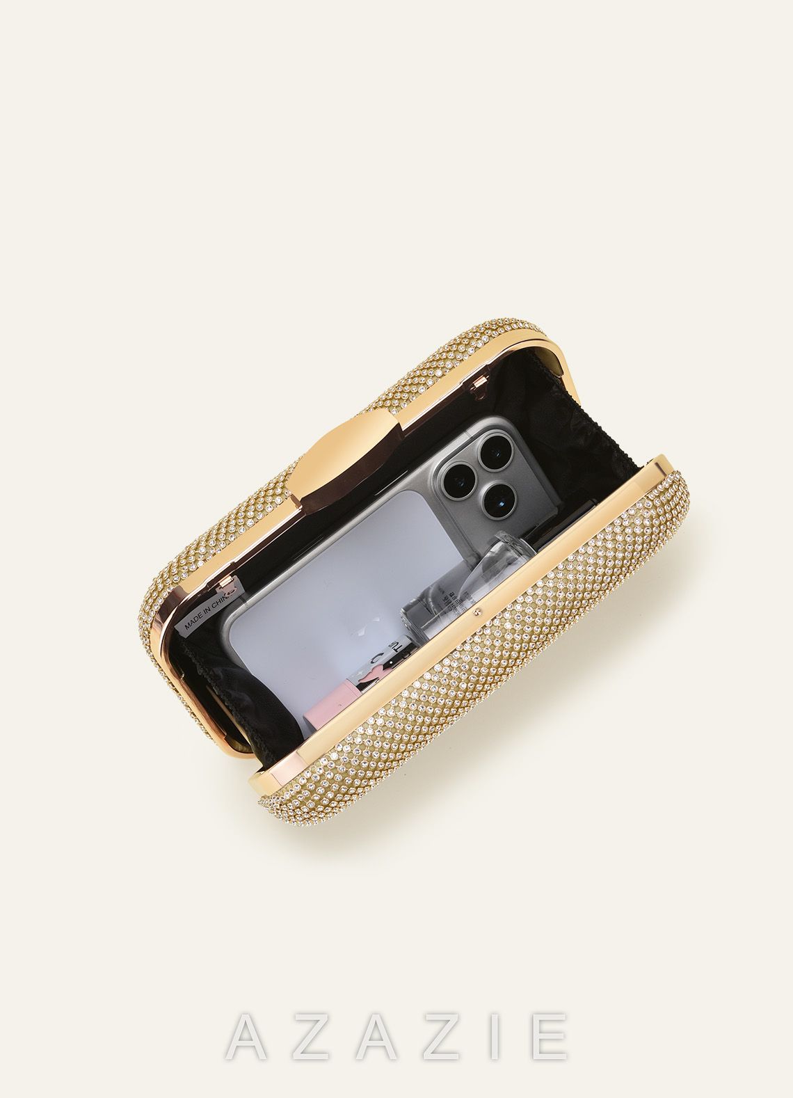 Crystal Mesh Clutch