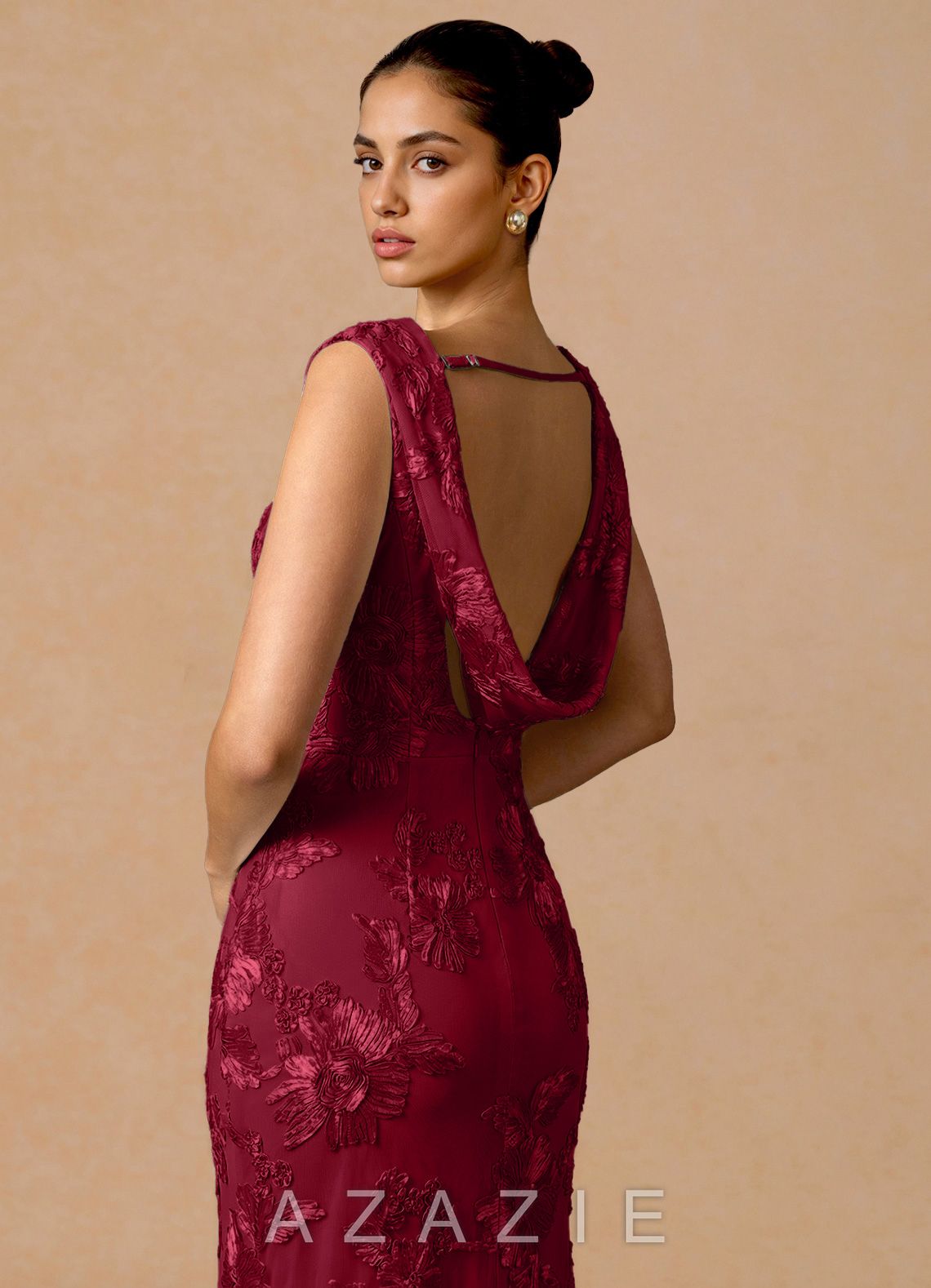 Elowis {color} Maxi Dress  sp_burgundy_#bd308