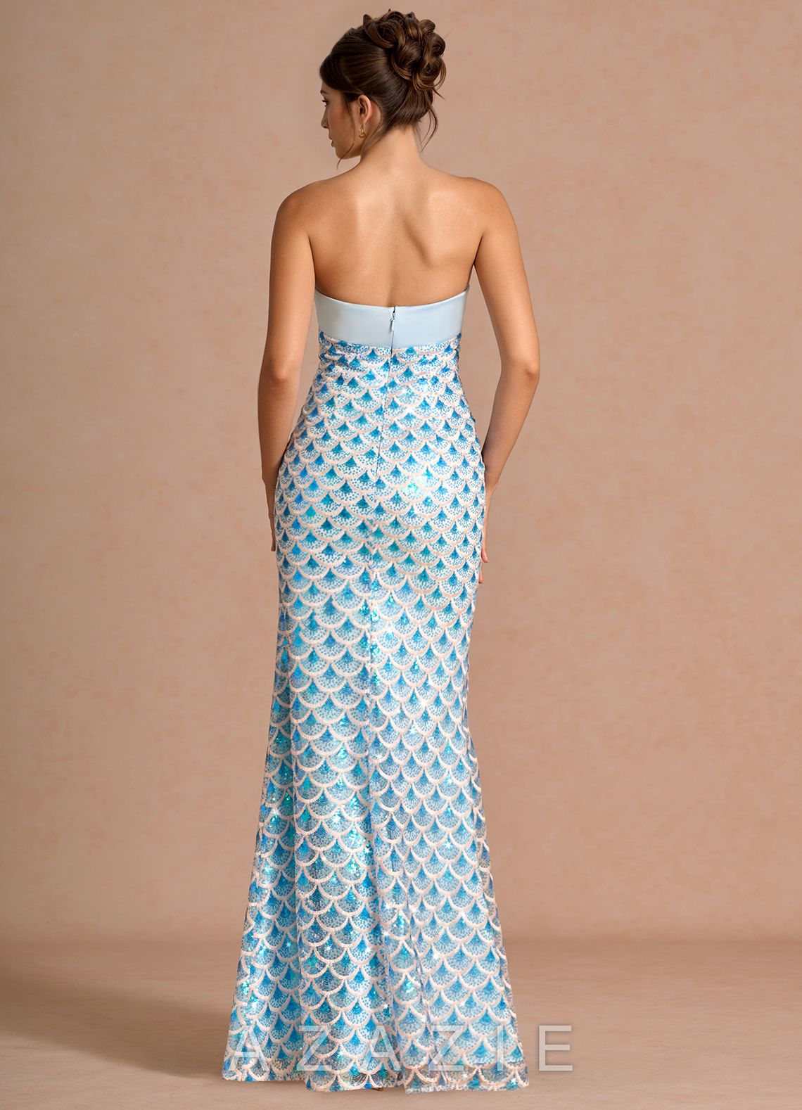 Riona {color} Maxi Dress  sp_mermaid_sapphire_#ms1343778