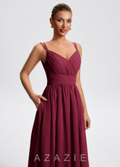 Heloise {color} A-Line Maxi Dress Atelier Dress  sp_burgundy_#bg567