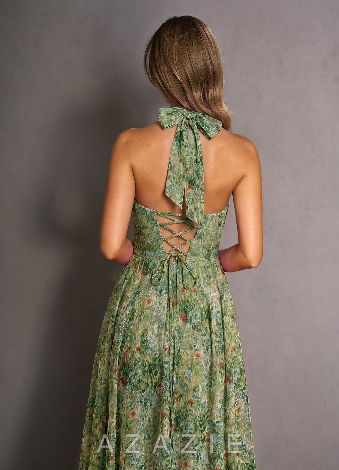 Isabeau {color} Maxi Dress  sp_green_floral_#gf134901