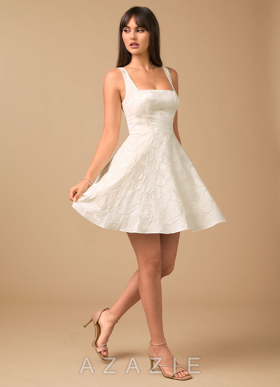 Effie {color} Mini Dress  sp_french_white_#fw134965