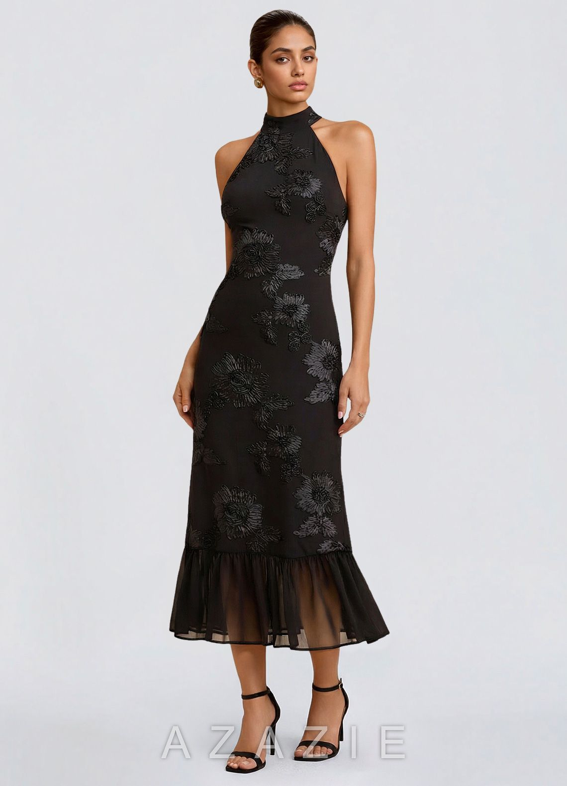 Ivanna {color} Midi Dress  sp_black_#bk134976
