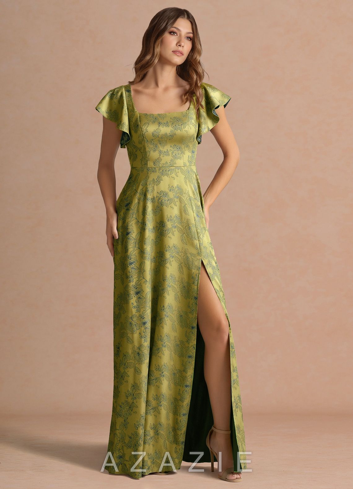 Bondi {color} Maxi Dress  sp_moss_navy_#mn134320
