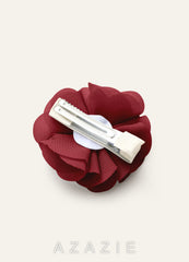 Four-Piece Matching Color Chiffon Hair Clip Set