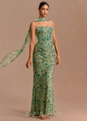 Cosima {color} Maxi Dress  sp_green_floral_#gf134901
