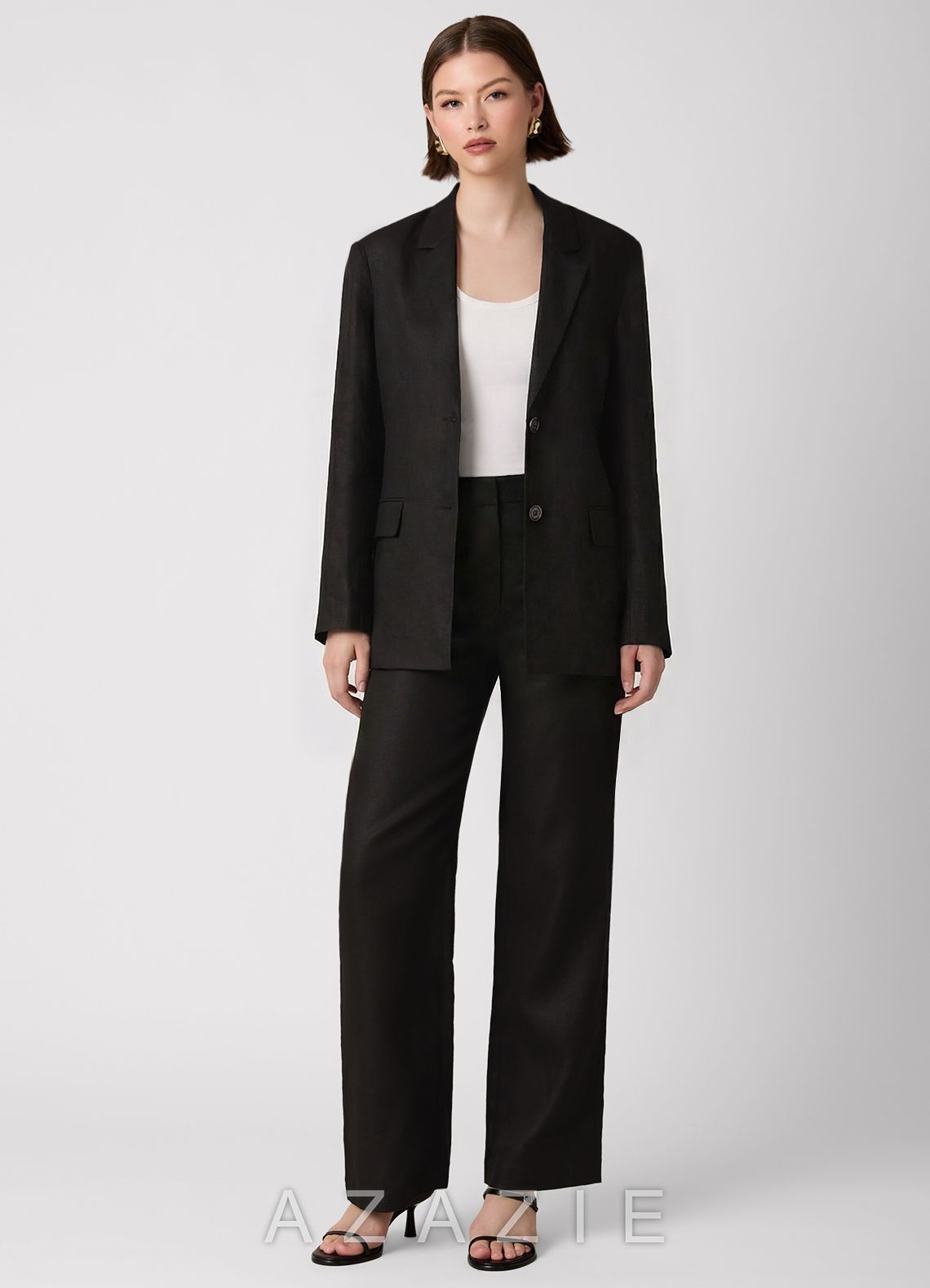 100% European Linen Blazer
