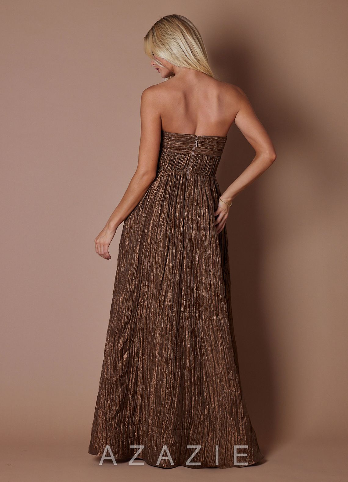 Effie {color} Maxi Dress  sp_metallic_brown_#mb134234