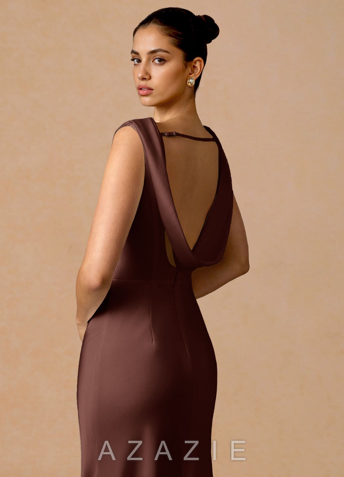 Evarine {color} Maxi Dress  mocha_coco_#134126
