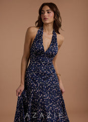 Dena {color} Maxi Dress  sp_floral_gingham_#fg134370