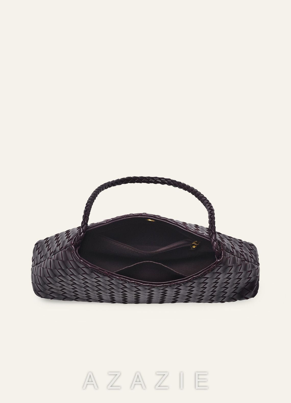 Woven PU Leather Shoulder Bag