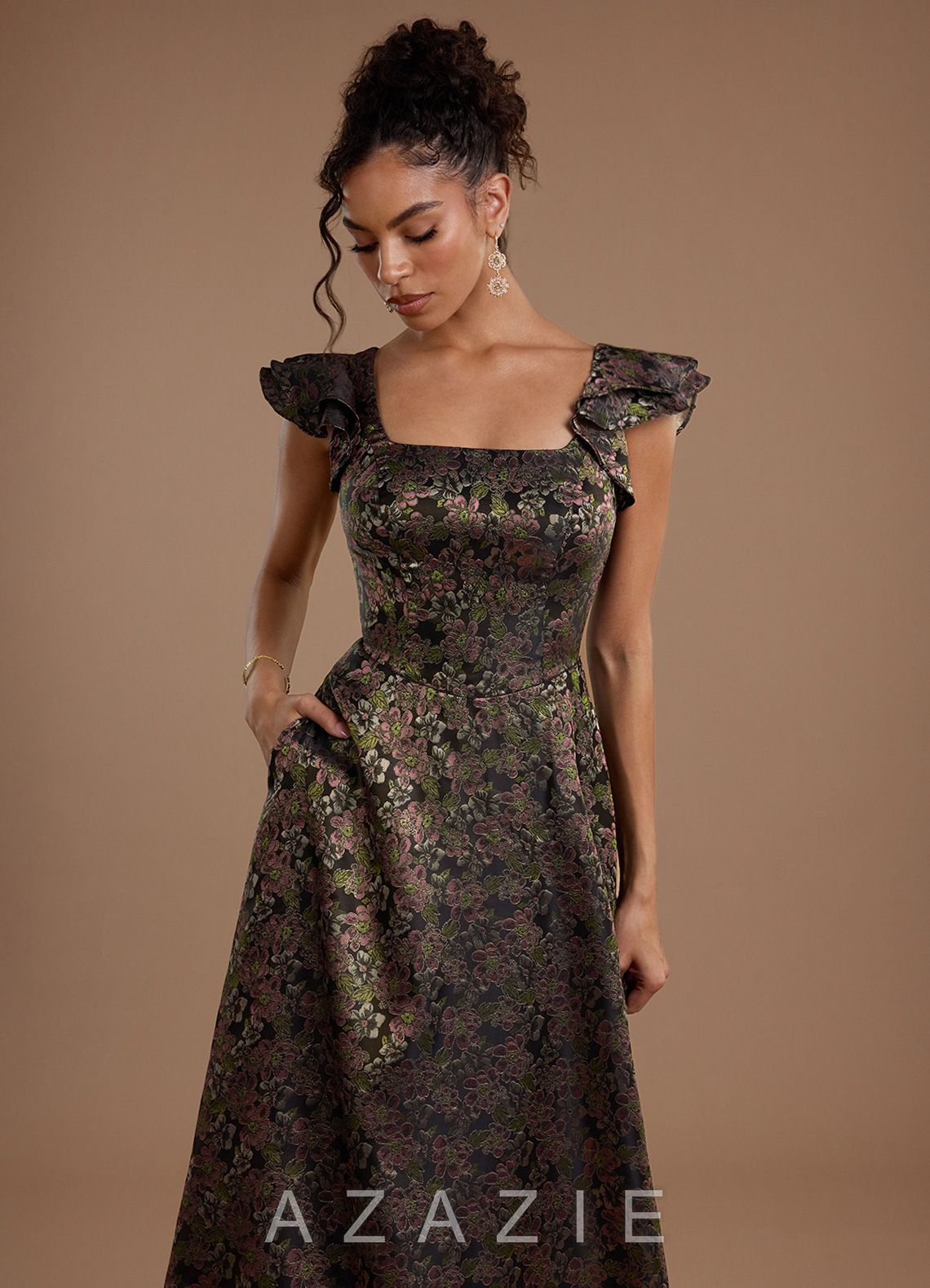 Dalia {color} Maxi Dress  sp_moody_floral_#mf134311
