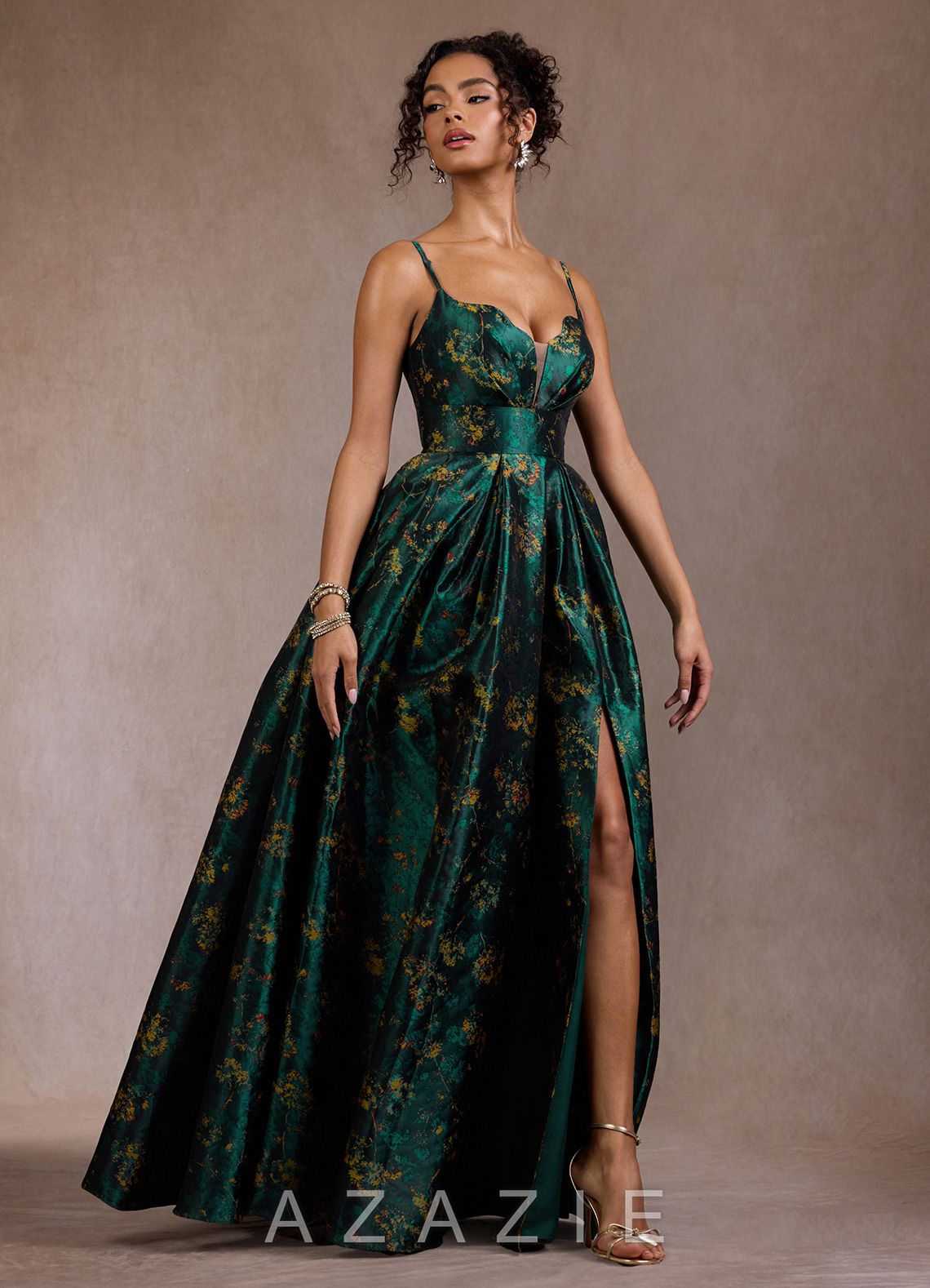 Cristal {color} Maxi Dress  sp_deep_green_#dg134073